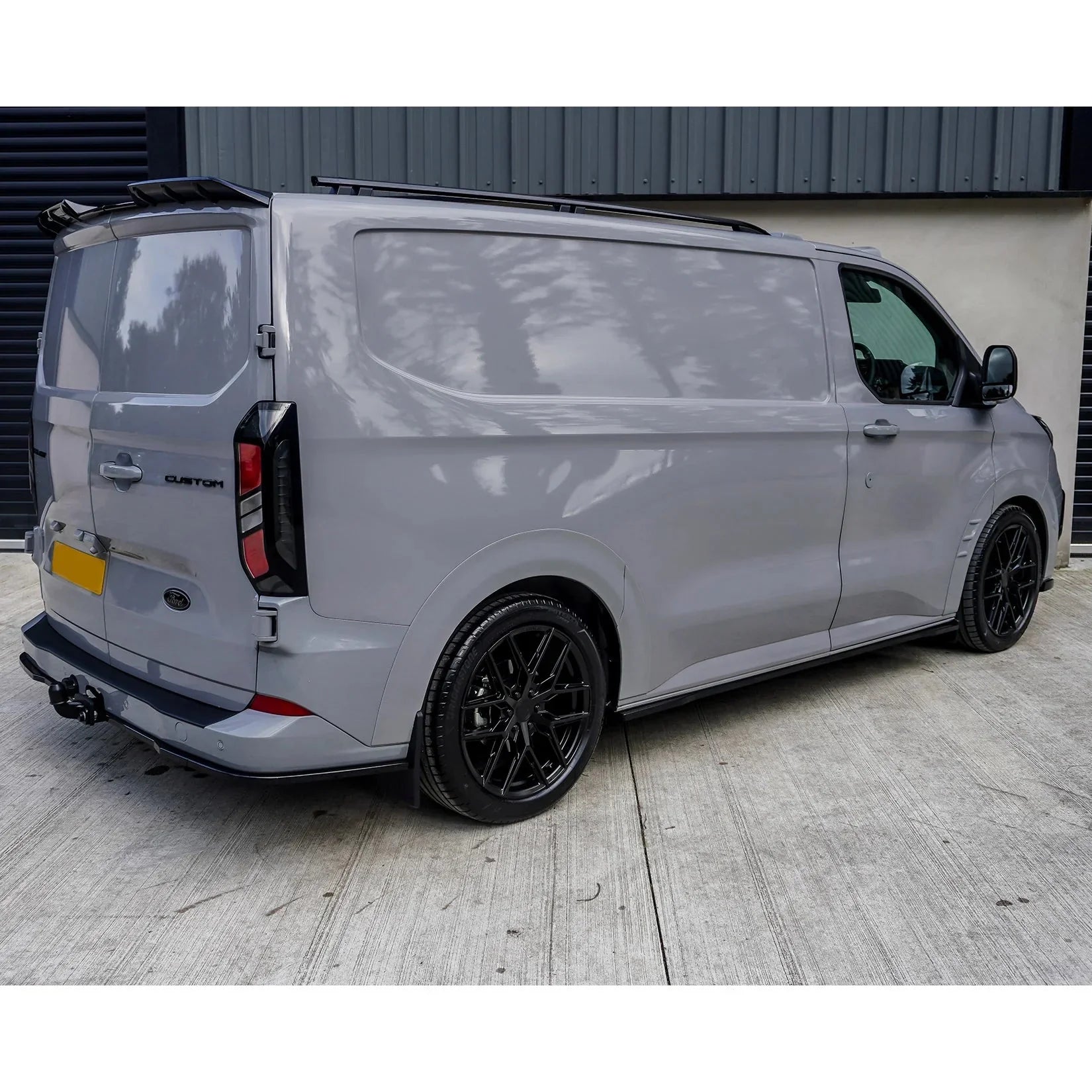 Ford Transit Custom MK2 2024 on PHEV Full Low Line Aero Kit In Gloss Black - TMC Motorsport