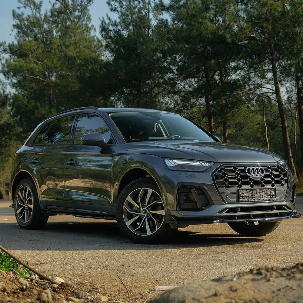 Audi SQ5 / Q5 S-Line Mk2 Facelift 2020-2024 Front Splitter In Gloss Black - TMC Motorsport