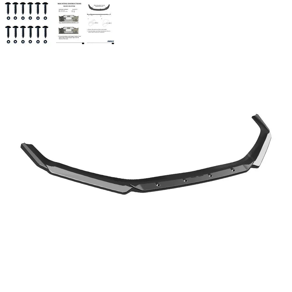 Hyundai I20 N Mk3 2020+ Front Splitter In Gloss Black - TMC Motorsport