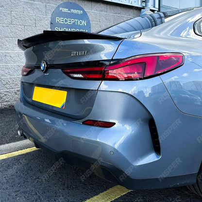 PSM Style Ducktail Spoiler In Gloss Black For BMW 2 Series F44 4 Door Gran Coupe