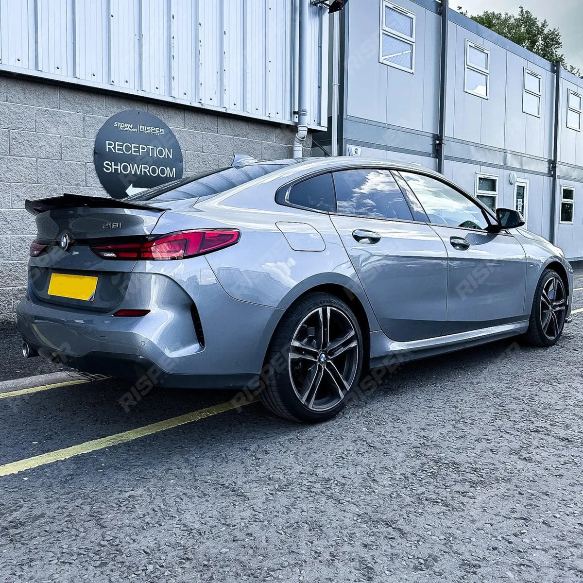 PSM Style Ducktail Spoiler In Gloss Black For BMW 2 Series F44 4 Door Gran Coupe