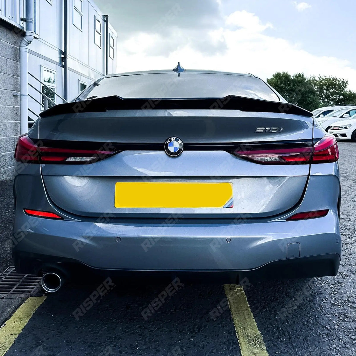 PSM Style Ducktail Spoiler In Gloss Black For BMW 2 Series F44 4 Door Gran Coupe