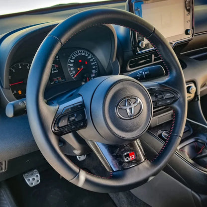 Toyota GR Yaris Lower Part Steering Wheel Cover - Carbon Fibre - TMC Motorsport