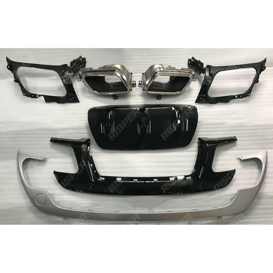 Dynamic Upgrade Kit Grille Side Vents Bumper Trims Black Silver For Range Rover Velar 2017 On - L560