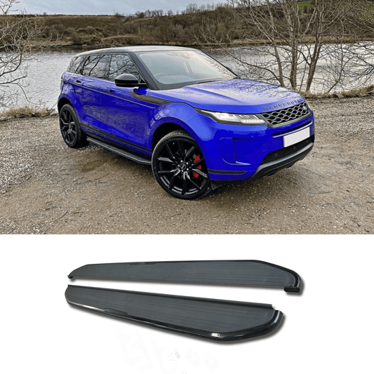 Range Rover Evoque 2018 On Oe Style Running Boards Black Side Steps - TMC Motorsport