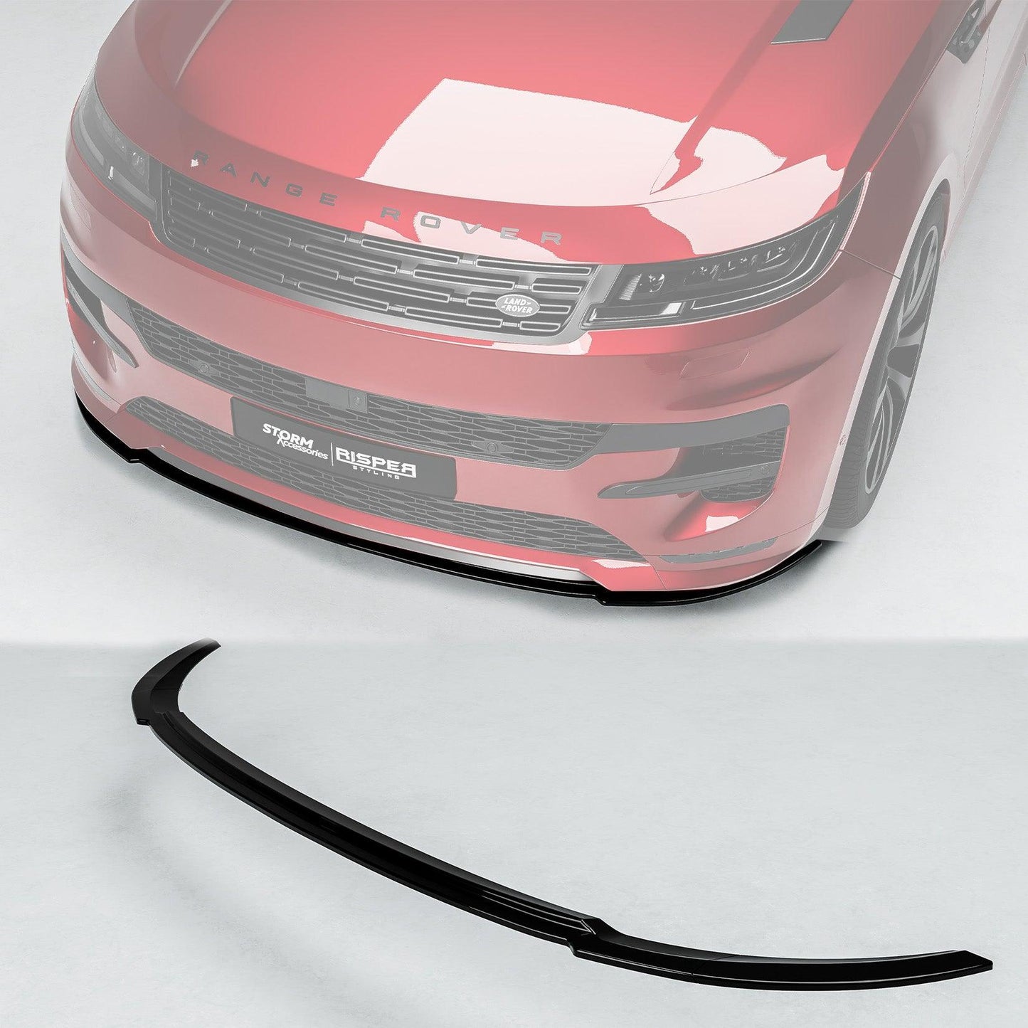Range Rover Sport L461 2023+ SV Style Front Splitter Lip In Gloss Black - TMC Motorsport