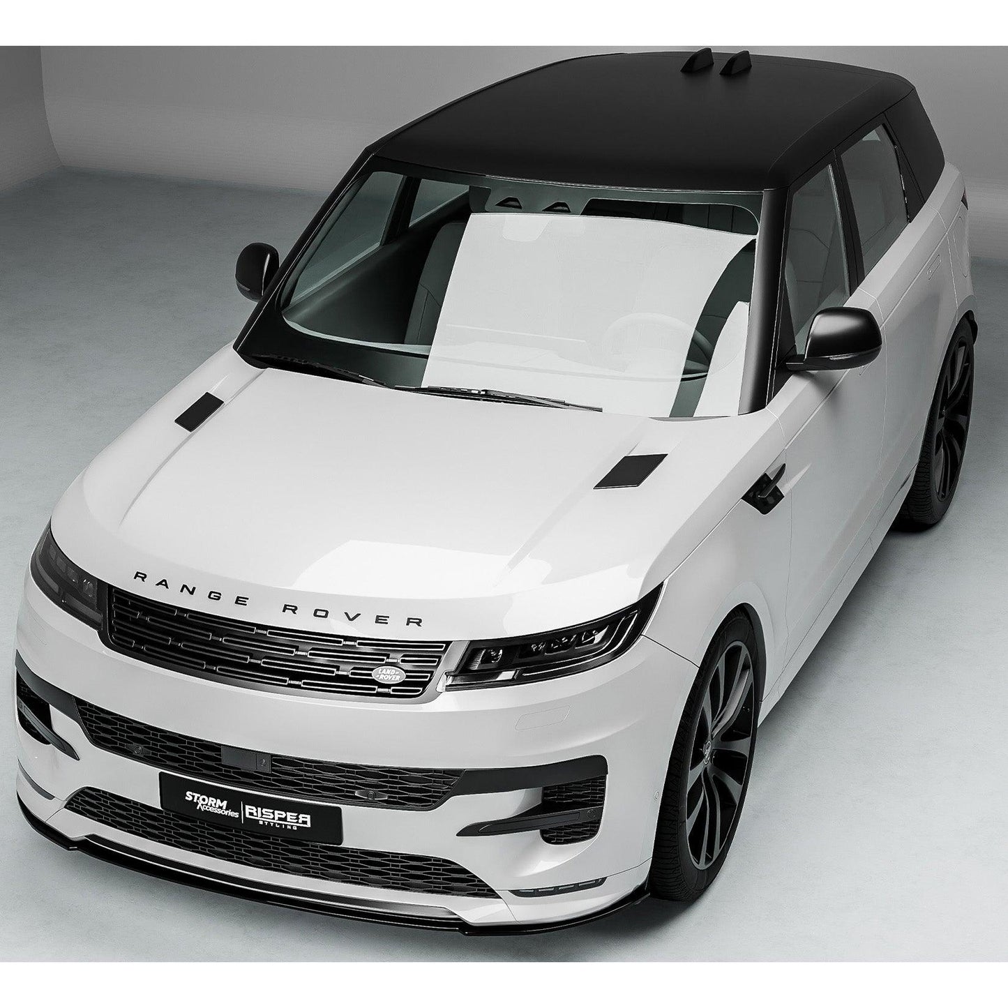 Range Rover Sport L461 2023+ SV Style Front Splitter Lip In Gloss Black - TMC Motorsport