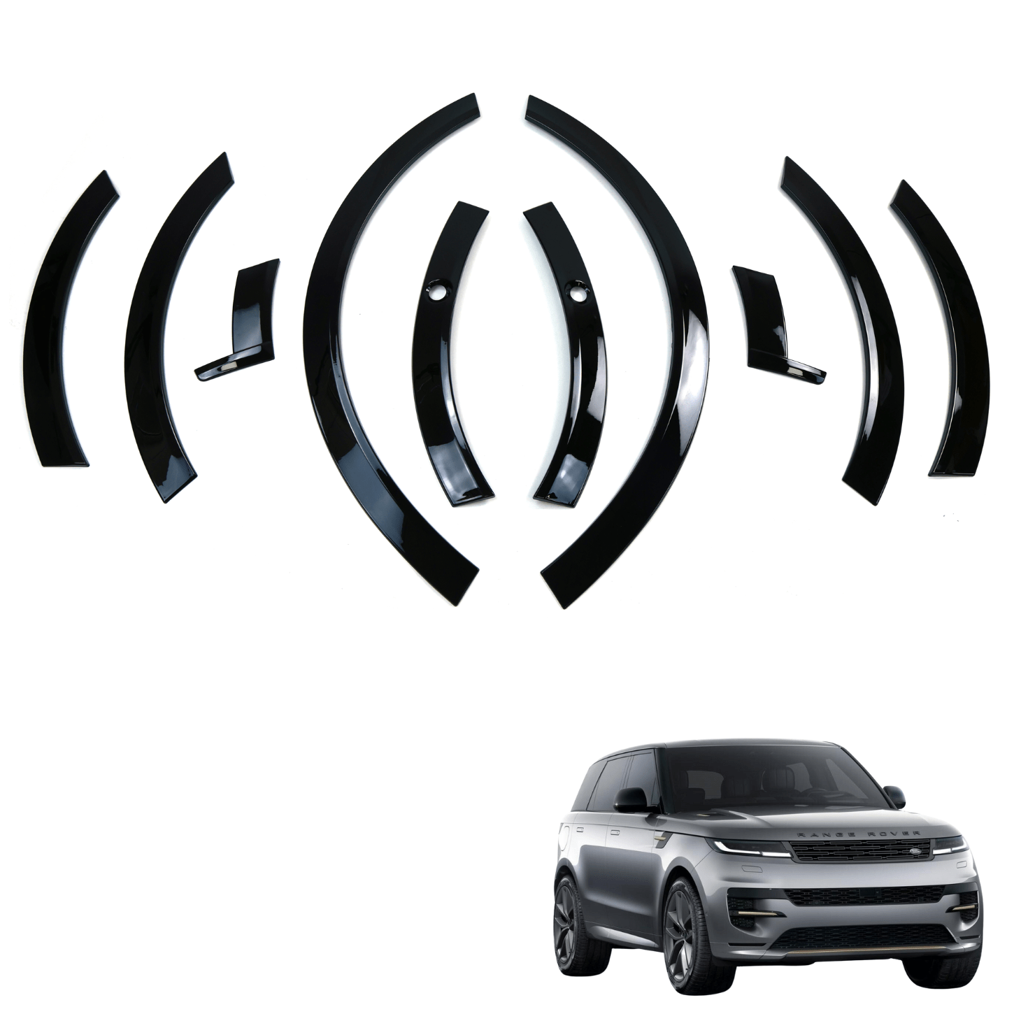 Range Rover Sport L461 Wheel Arches In Gloss Black - TMC Motorsport