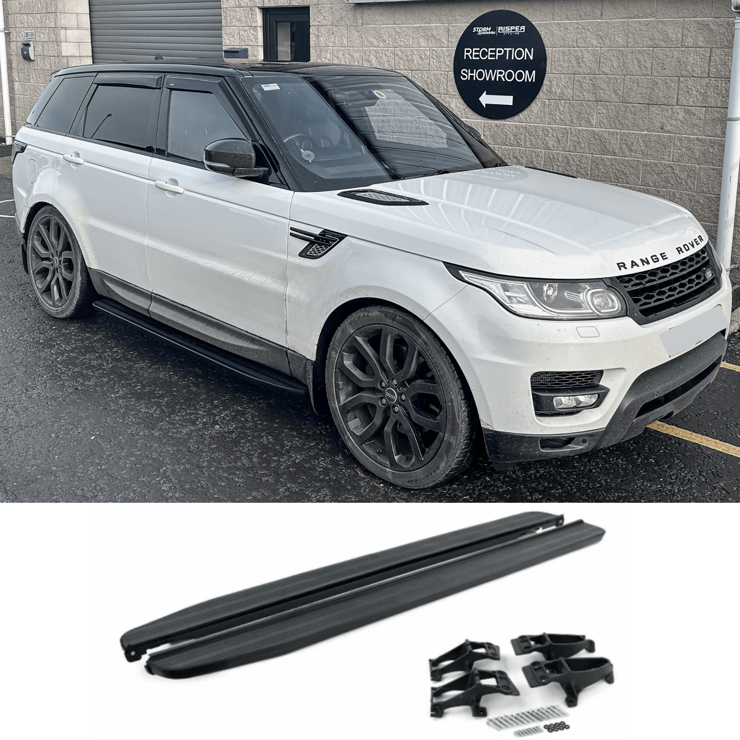 Range Rover Sport / Vogue / 2013 - 2021 All Black Side Steps - TMC Motorsport