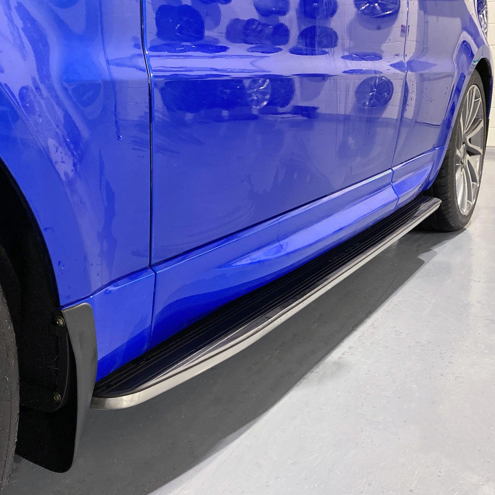 Range Rover Sport / Vogue / 2013 On Side Steps Running Boards Silver & Black - TMC Motorsport