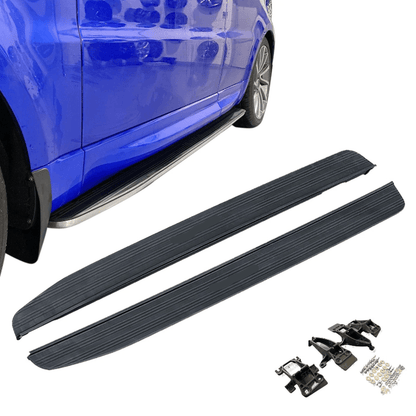 Range Rover Sport / Vogue / 2013 On Side Steps Running Boards Silver & Black - TMC Motorsport