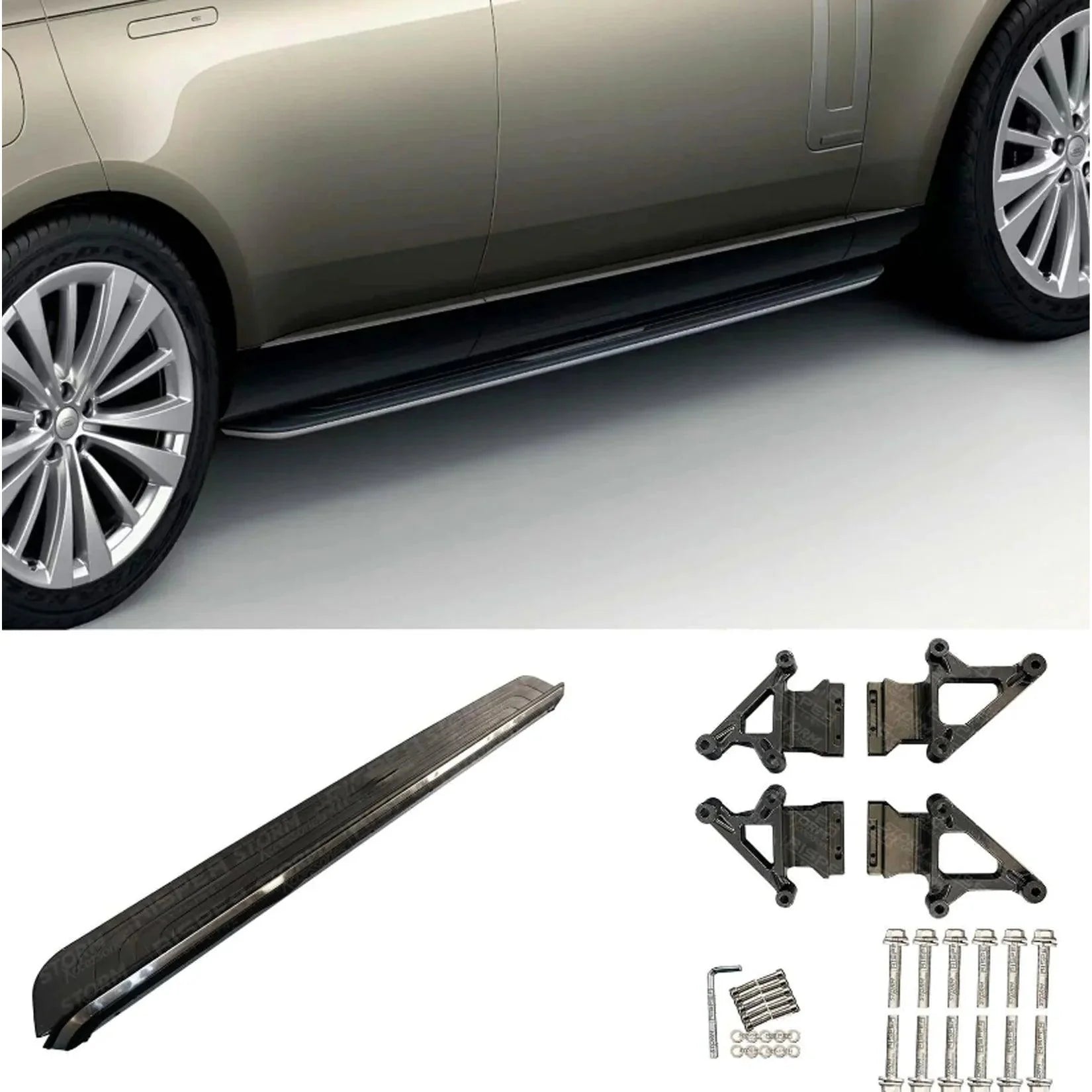 Range Rover Sport & Vogue 2023 On “ Side Steps - Running Boards In Silver - TMC Motorsport