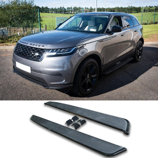 Range Rover Velar 2017 On Oe Style Running Boards “ Side Steps In Black - TMC Motorsport