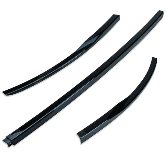 Front Bumper Moulding In Gloss Black 3PC Set For Range Rover Vogue Autobiography 2018-2022