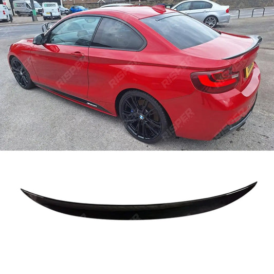Rear Boot Spoiler In Carbon Look For BMW 2 Series 2014-2020 - F22 F23 M Performance