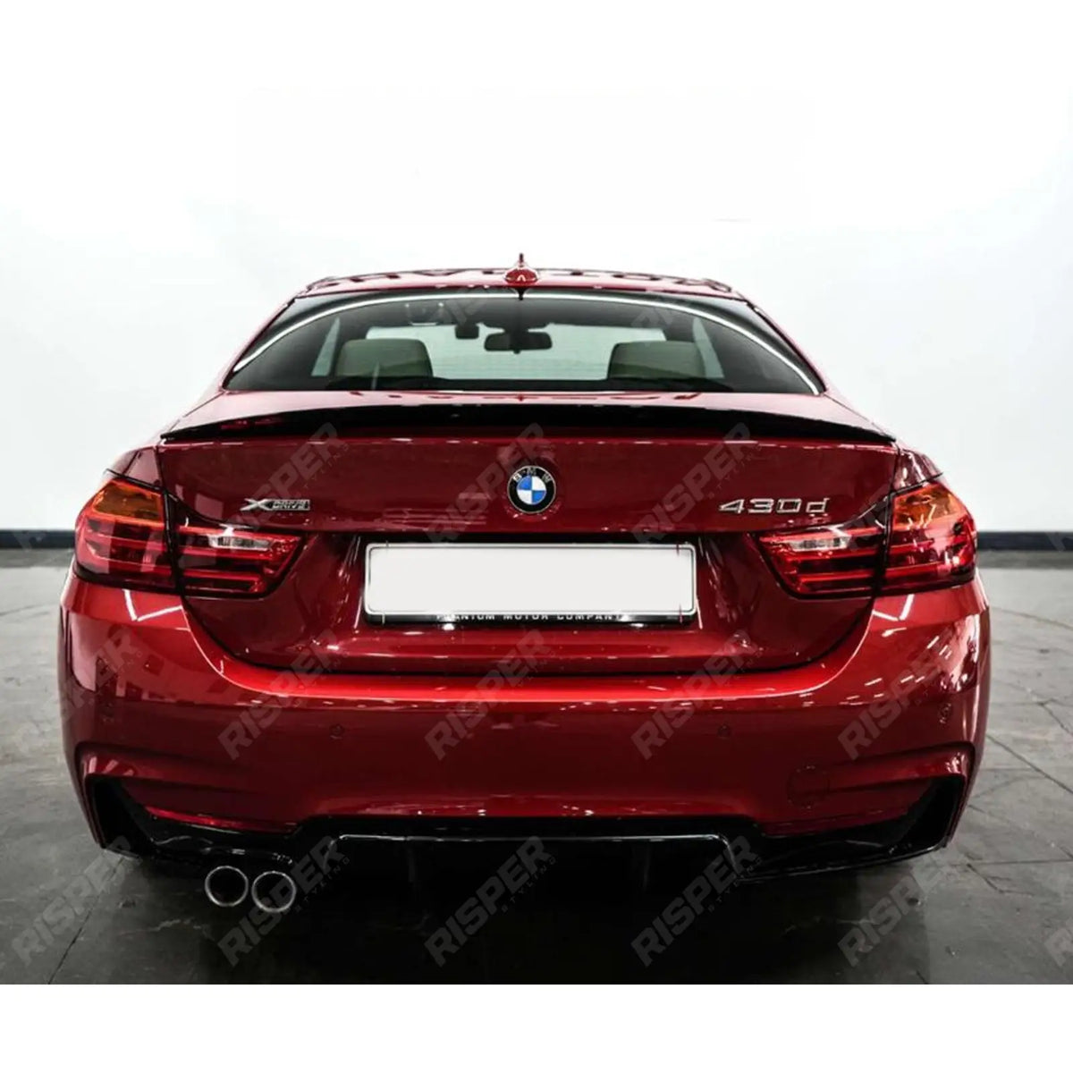 Rear Boot Spoiler In Gloss Black For BMW 4 Series F32 M4 F82