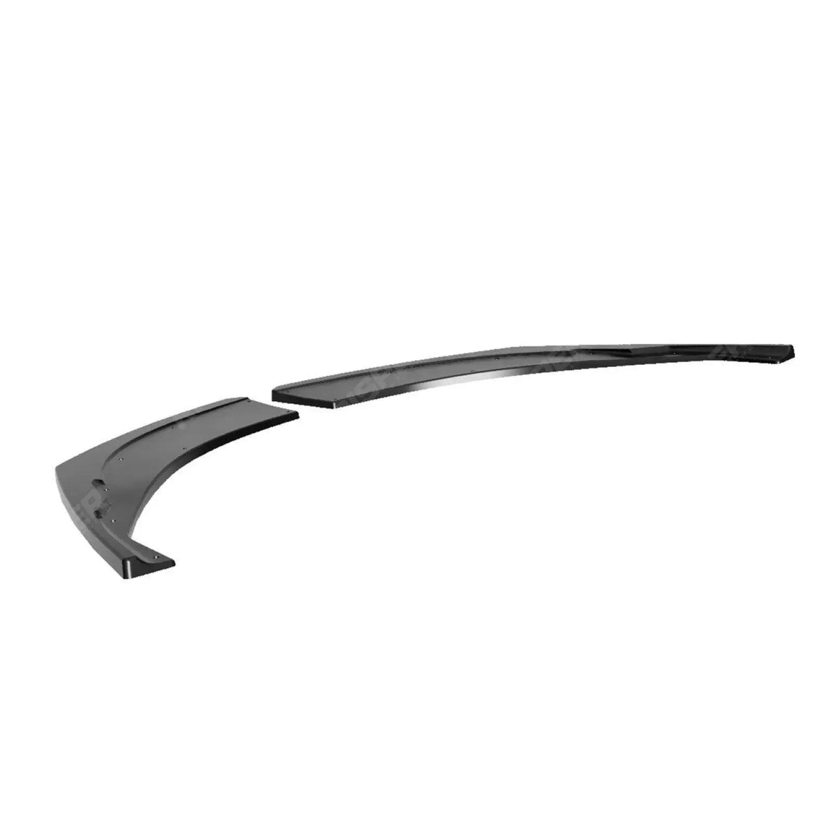 Rear Bumper Corner Splitters In Gloss Black For Audi Q8 S-LINE 2018 On