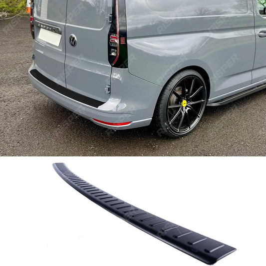 Rear Bumper Protector In Black For Vw Caddy Mk5 2021+
