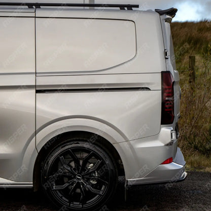 Rear Bumper Splitter In Gloss Black For Volkswagen Transporter T7 2025+