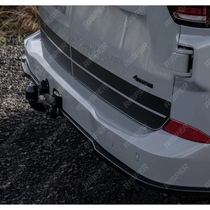 Rear Bumper Splitter In Gloss Black For Volkswagen Transporter T7 2025+