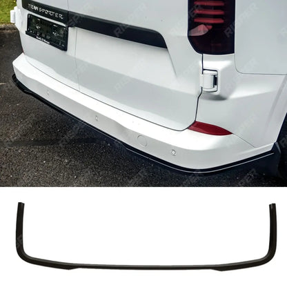 Rear Bumper Splitter In Gloss Black For Volkswagen Transporter T7 2025+