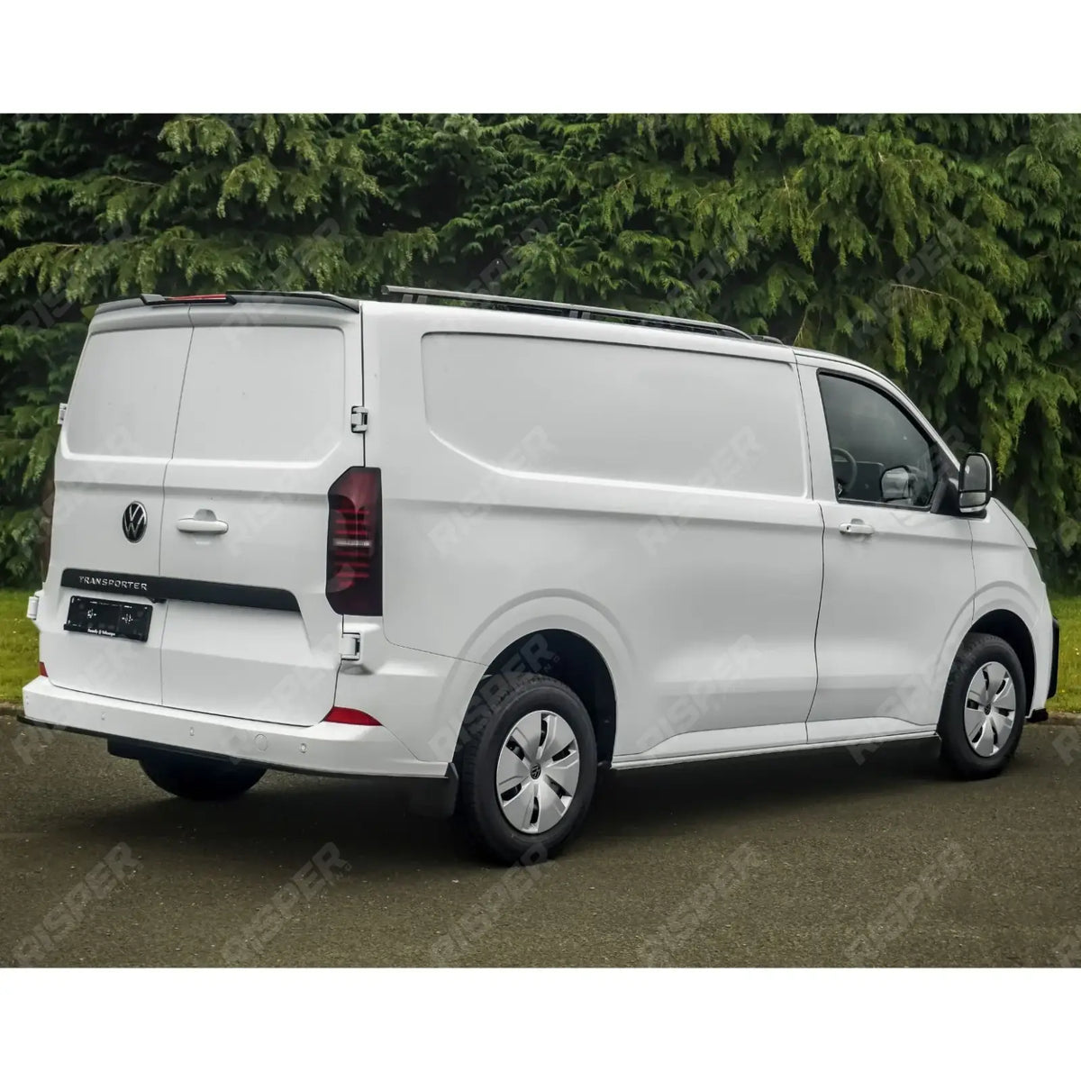 Rear Bumper Splitter In Gloss Black For Volkswagen Transporter T7 2025+