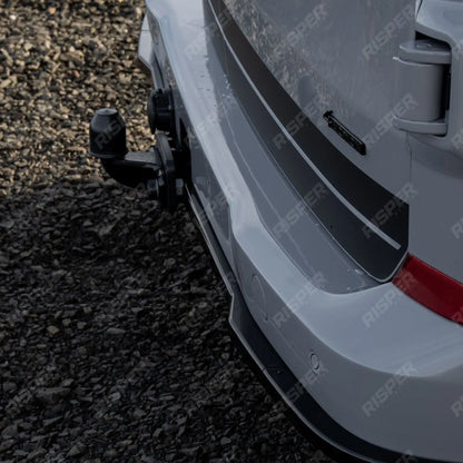 Rear Bumper Splitter In Gloss Black For Volkswagen Transporter T7 2025+