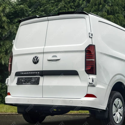 Rear Bumper Splitter In Gloss Black For Volkswagen Transporter T7 2025+