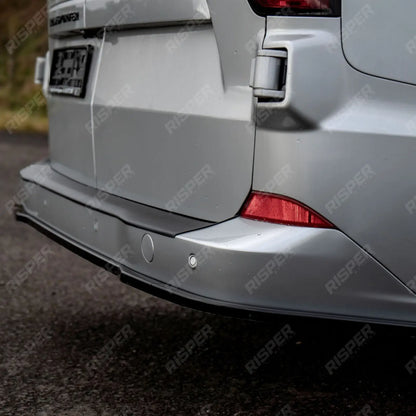 Rear Bumper Splitter In Gloss Black For Volkswagen Transporter T7 2025+