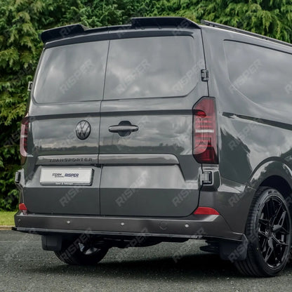 Rear Bumper Splitter In Gloss Black For Volkswagen Transporter T7 2025+