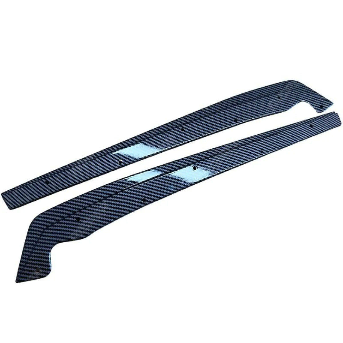 Rear Bumper Splitters In Carbon Look For BMW 5 Series G30 G38 M Sport 2017-2024 Pre Lci