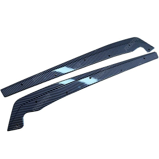 Rear Bumper Splitters In Carbon Look For BMW 5 Series G30 G38 M Sport 2017-2024 Pre Lci