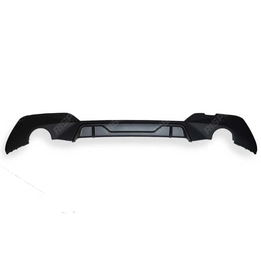 Rear Diffuser Dual Exit Matte Black For BMW G20 G21 2018-2021 - M Sport