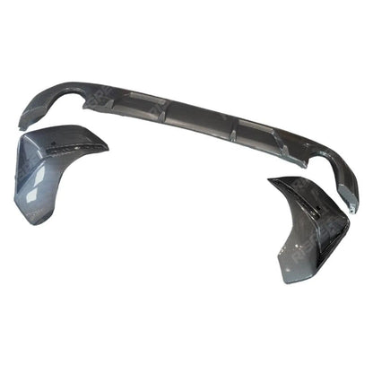 Rear Diffuser In Carbon Look For BMW 4 Series G26 M Sport MP
