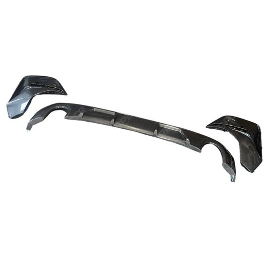 Rear Diffuser In Carbon Look For BMW 4 Series G26 M Sport MP