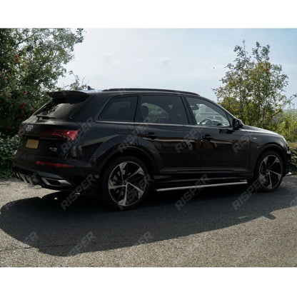 Rear Diffuser in Gloss Black For Audi Q7 S-line 2019+