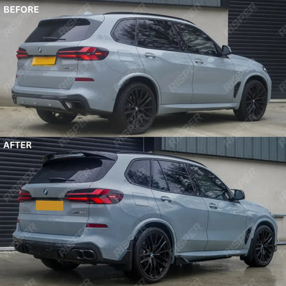 Rear Diffuser In Gloss Black For BMW X5 G05 LCI M Sport 2023+
