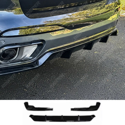 Rear Diffuser In Gloss Black For BMW X7 G07 LCI 2023+