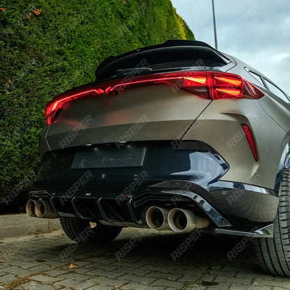 Rear Diffuser In Gloss Black For Cupra Formentor MK1 Facelift 2024 On
