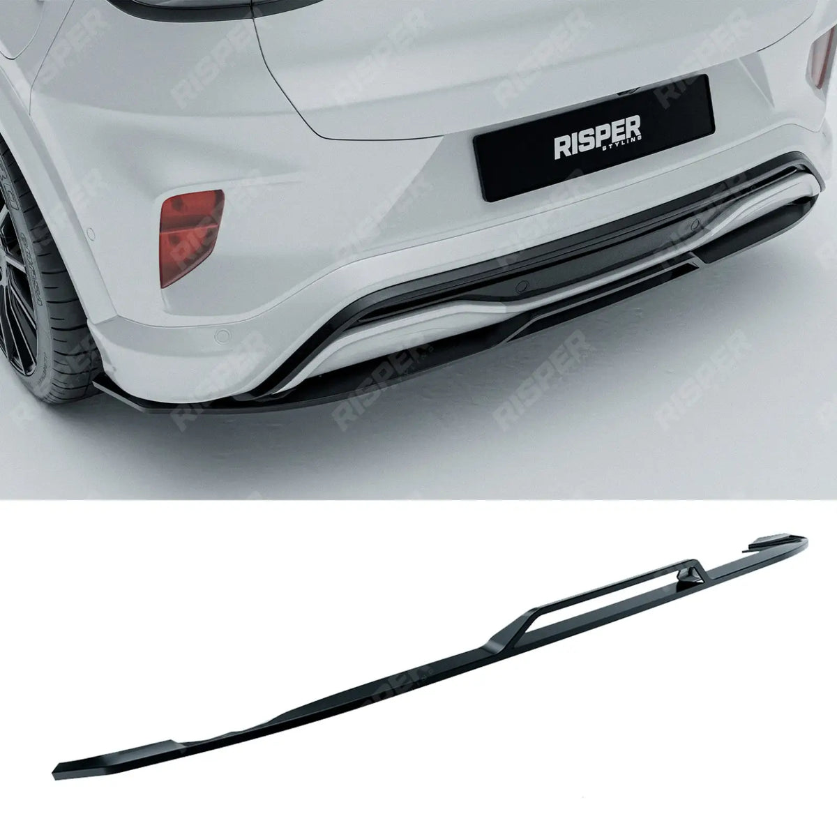 Rear Diffuser In Gloss Black For Ford Puma ST Line & ST Line X 2024+