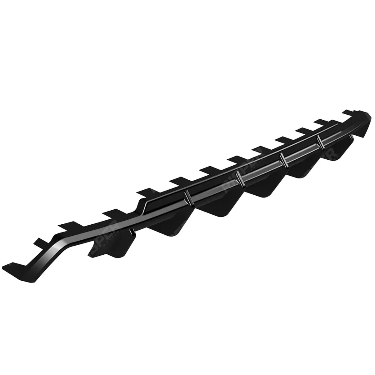 Rear Diffuser in Gloss Black For Volkswagen Scirocco R 2014-2017