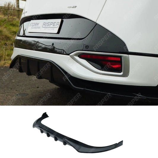 Rear Diffuser & Side Splitters Gloss Black For Kia Sportage MK5 GT Line 2021-2025
