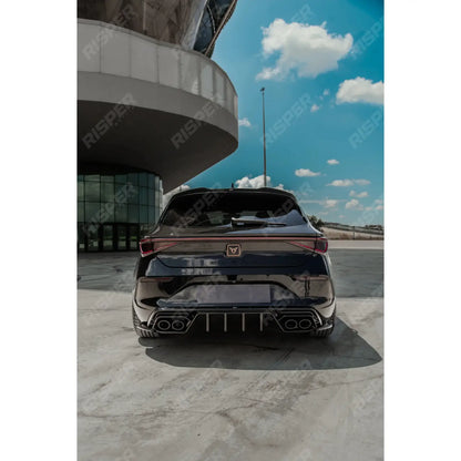Rear Diffuser & Side Splitters In Gloss Black Cupra Leon 2020-2024