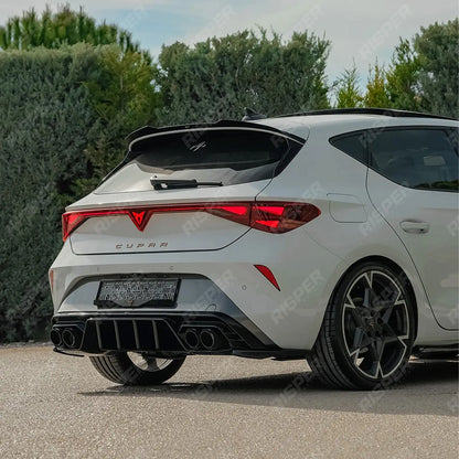 Rear Diffuser & Side Splitters In Gloss Black Cupra Leon 2020-2024