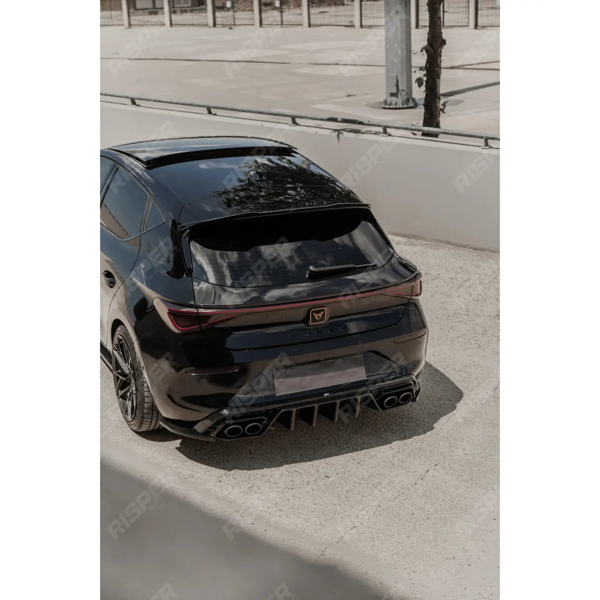 Rear Diffuser & Side Splitters In Gloss Black Cupra Leon 2020-2024