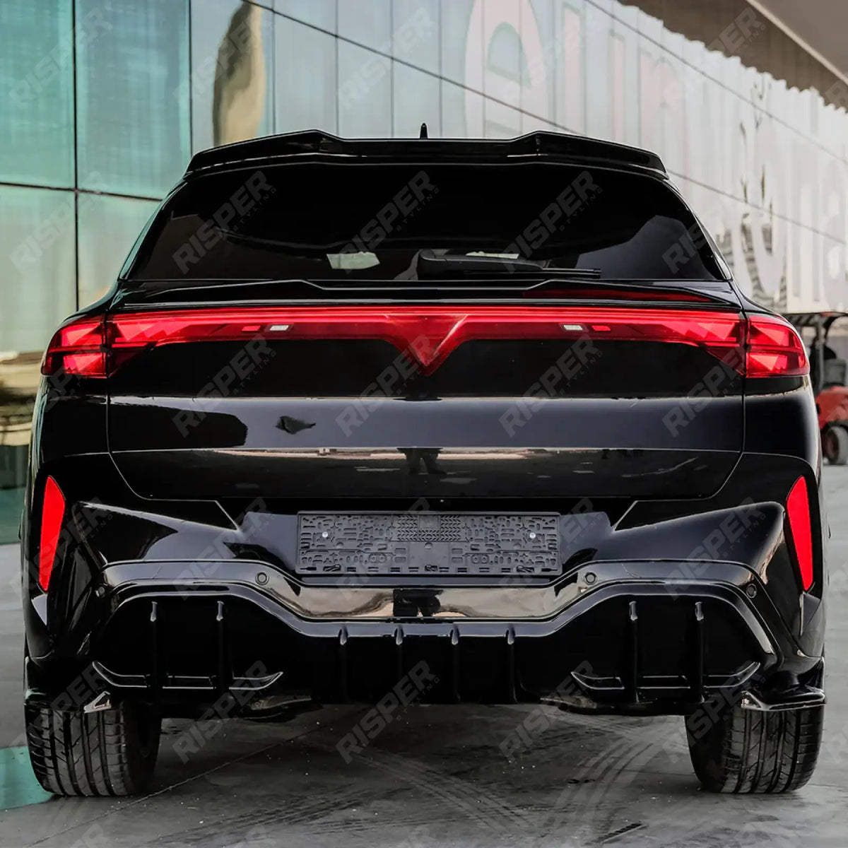 Rear Diffuser & Rear Side Splitters In Gloss Black Cupra Terramar MK1 2025 On