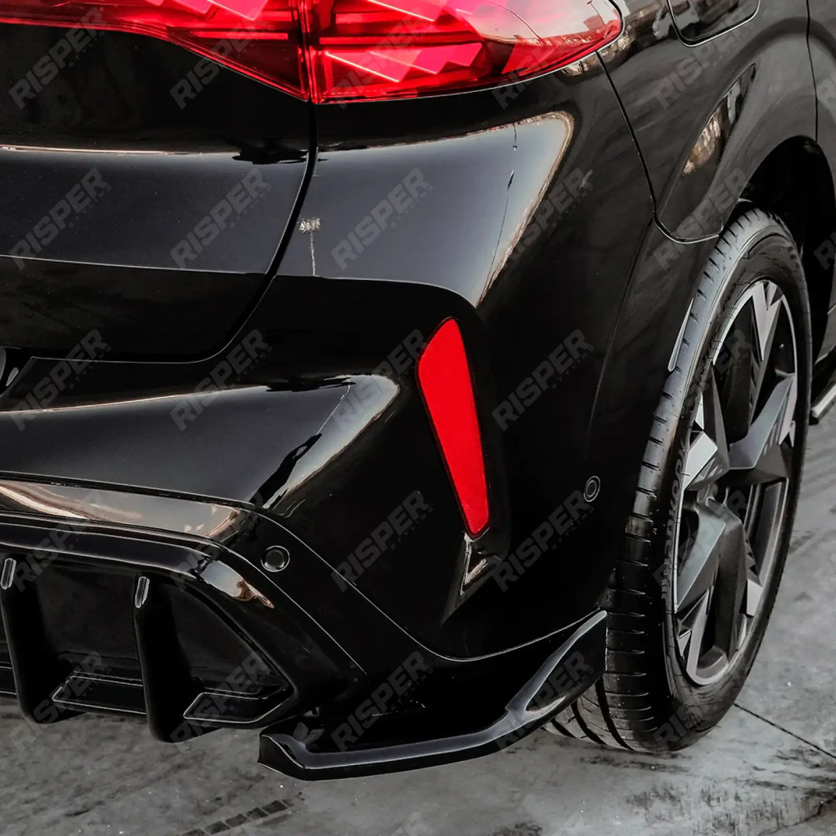 Rear Diffuser & Rear Side Splitters In Gloss Black Cupra Terramar MK1 2025 On