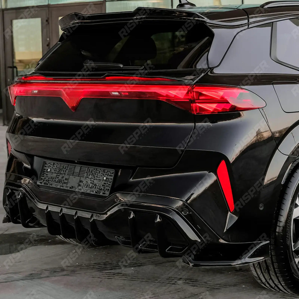 Rear Diffuser & Rear Side Splitters In Gloss Black Cupra Terramar MK1 2025 On