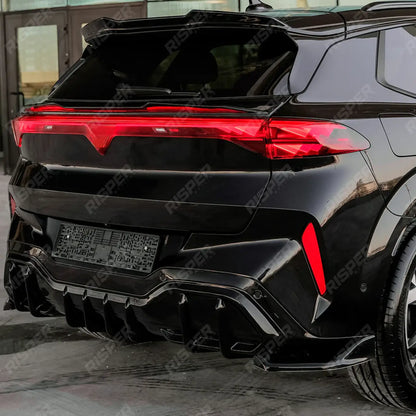 Rear Diffuser & Rear Side Splitters In Gloss Black Cupra Terramar MK1 2025 On