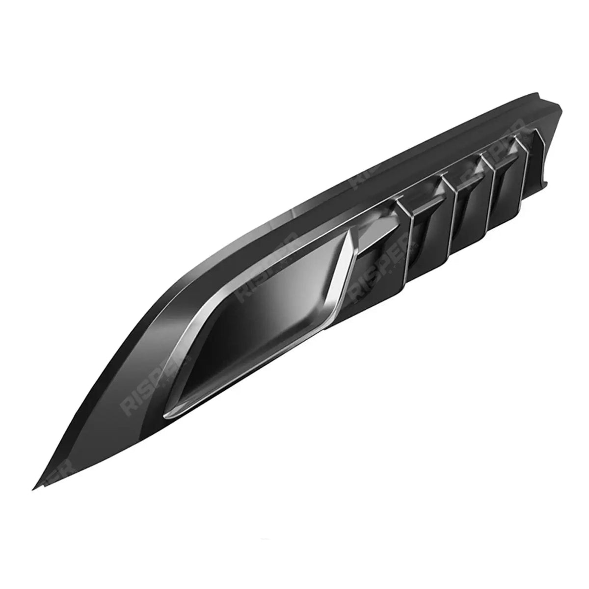Rear Diffuser With Rear Side Splitters For Skoda Kodiaq Sportline Mk1 Facelift 2021-2023